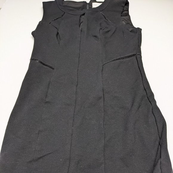 Bisou Bisou Classic Sheath Black Dress Sz 8 - Picture 2 of 9